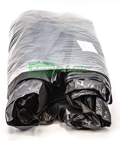 Мешки для мусора 240 литров, 60 мкм, ПВД , 93х125 в пачках, черные - Вид 4